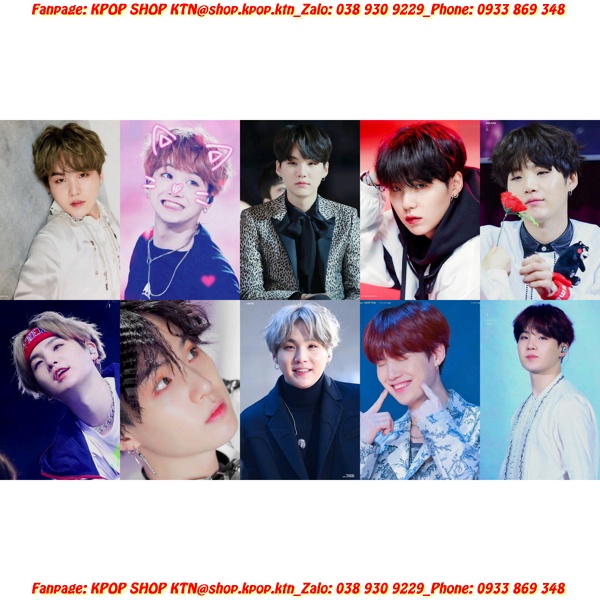 CARD BO GÓC SUGA BTS