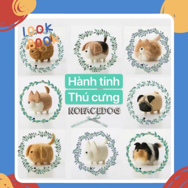 KIT NO FACE + QUÀ TẶNG 🎁 LEN CHỌC CÓ HƯỚNG DẪN