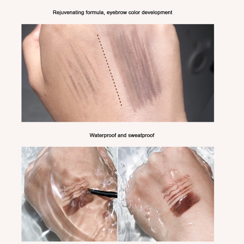 Chì Kẻ Lông Mày Hai Đầu Không Thấm Nước Và Mồ Hôi Chống Nhòe Dễ Lên Màu