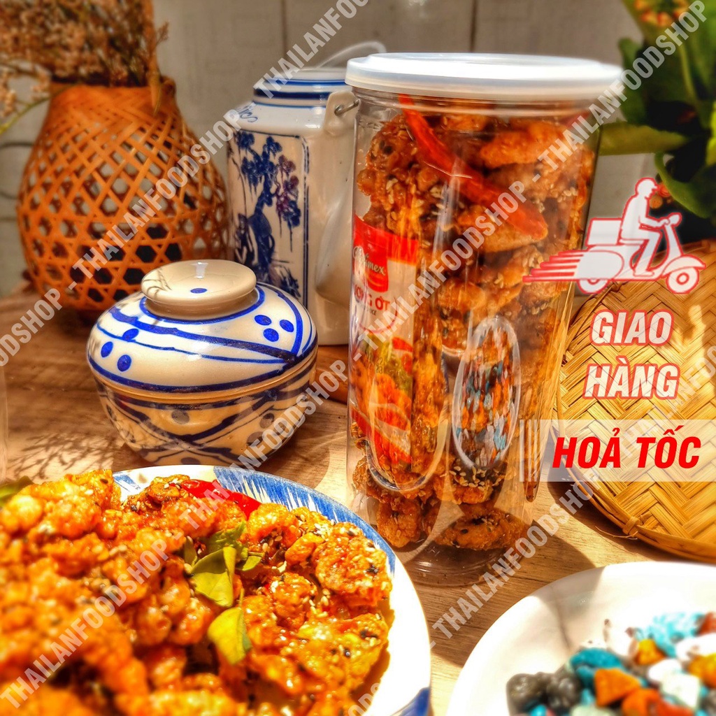 Chân Gà Rút Xương Sấy Giòn Sốt Chanh Dây Túi 1Kg - Ăn Liền