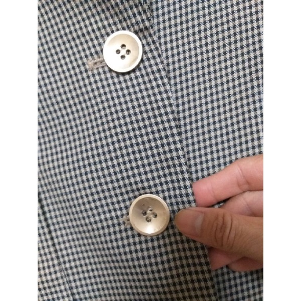 Áo vest blazer họa tiết caro răng sói size S-M thanh lý