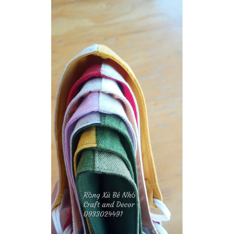 Combo khẩu trang linen hai màu- Linen facemask | BigBuy360 - bigbuy360.vn