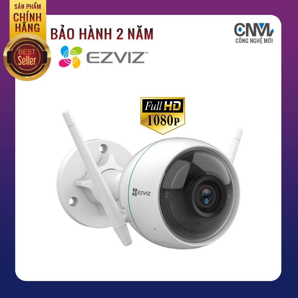 Camera Ezviz C3TN (2mp) không màu ban đêm , C3WN CV-310 1080P (2MP)