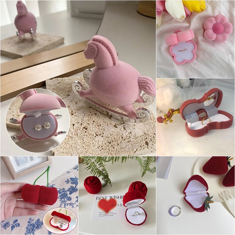 Hộp Đựng Nhẫn Đa Năng Thiết Kế Sáng Tạo Thời Trang Dành Cho Nữ