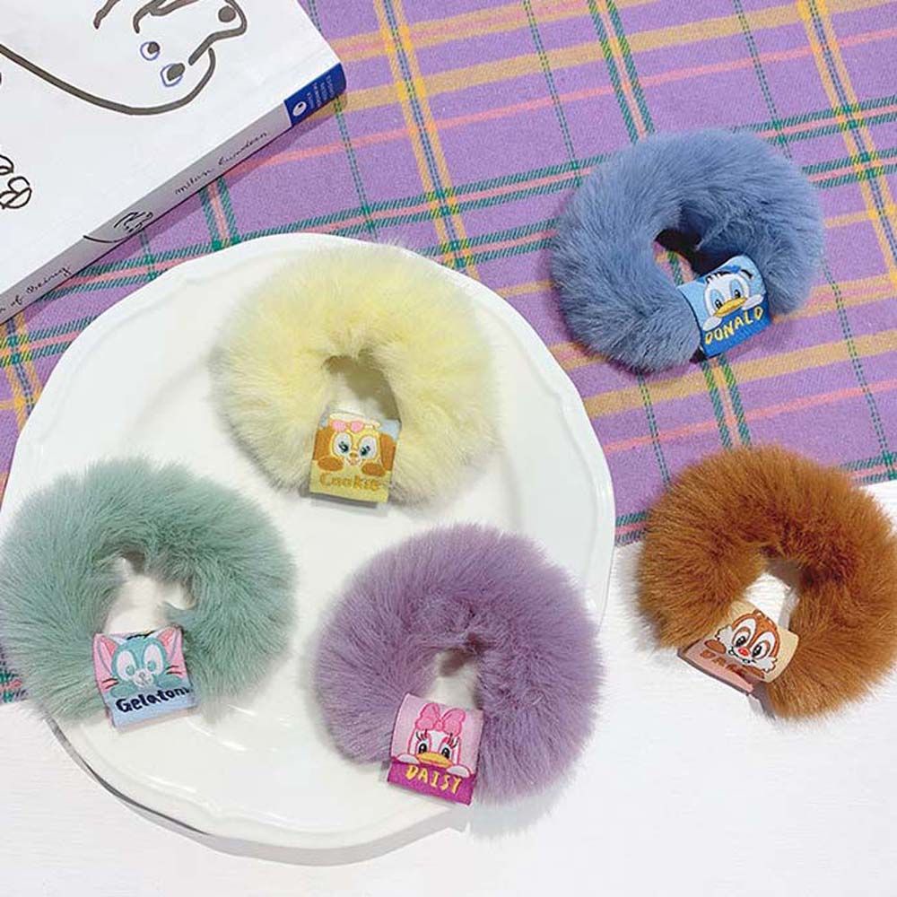 Dây buộc tóc co giãn hình gấu hoạt hình dễ thương phong cách Hàn Quốc