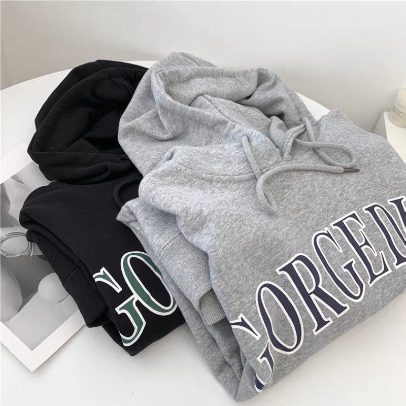 Áo hoodie nam nữ,Áo sweater nỉ nam nữ from rộng Unisex chất nỉ ngoại siêu dày dặn in chữ  GOR