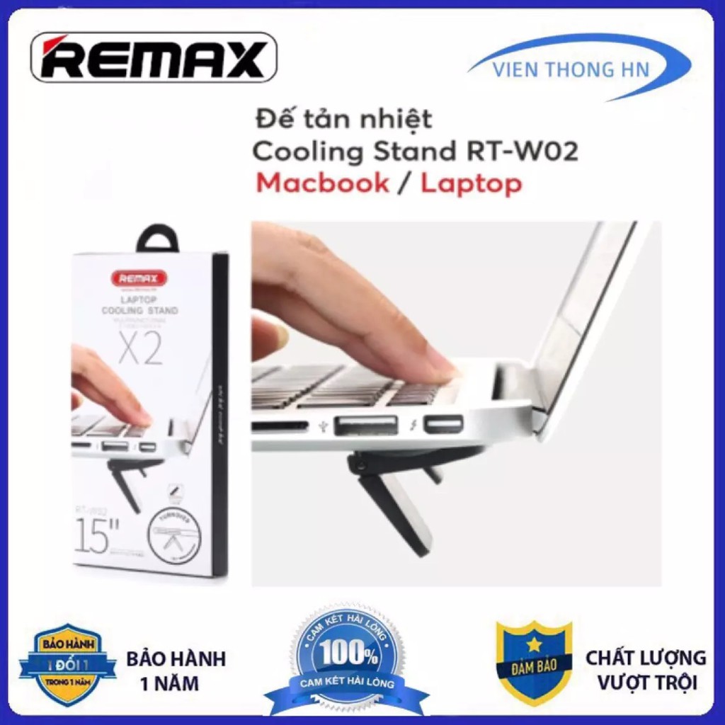 Đế tản nhiệt laptop remax Rt W02 - MUA 1 TẶNG 1 - vienthonghn