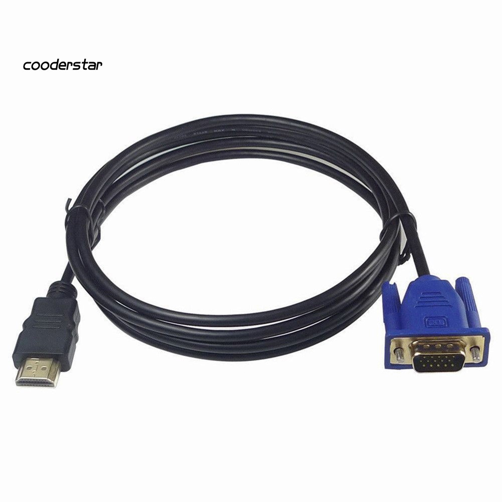 Cáp Chuyển Đổi Hdmi 6ft 1080p Sang Vga Cho Hdtv Dvd | BigBuy360 - bigbuy360.vn