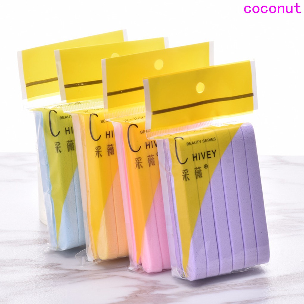 Set 12 miếng mút rửa mặt tẩy trang dạng nén tiện dụng