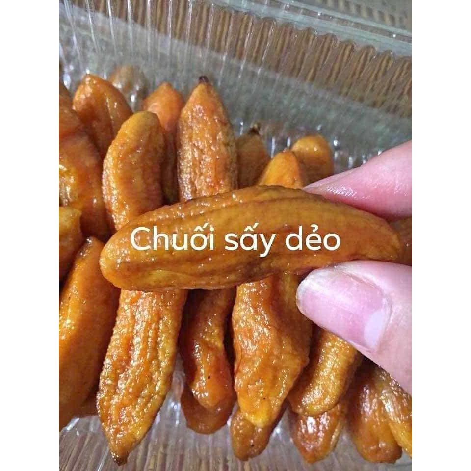 CHUỐI SẤY DẺO THƠM NGON (1KG) KHÔNG CHÁT, KHÔNG ĐEN