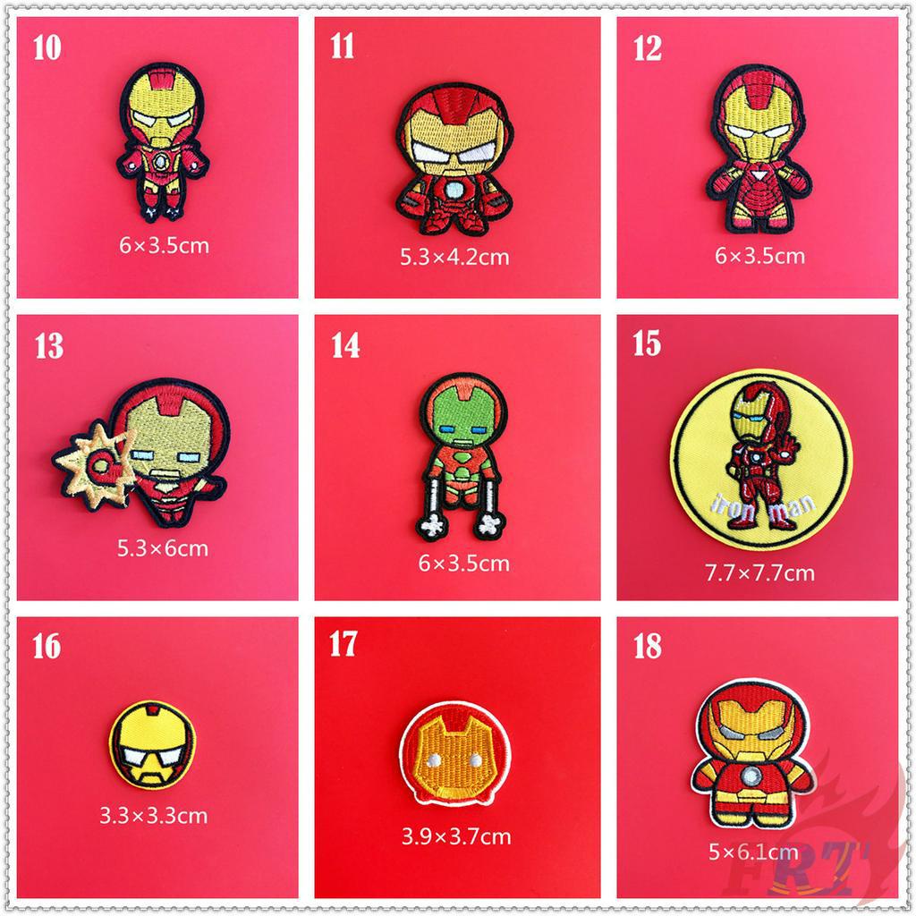 Miếng ủi thêu hình siêu anh hùng Iron Man