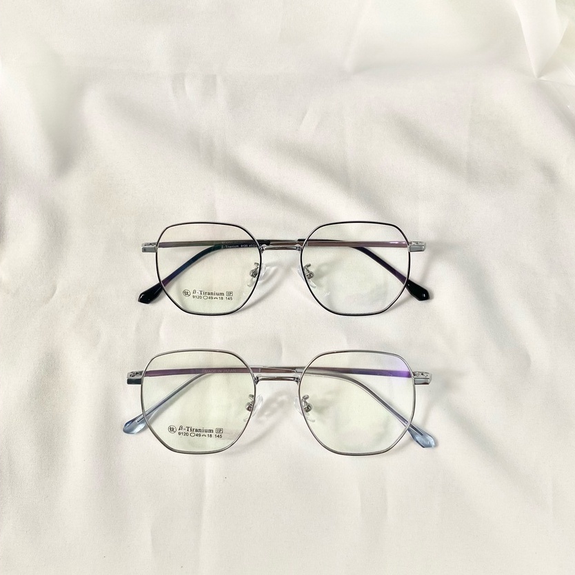 018 GỌNG KÍNH KIM LOẠI MẢNH BA MÀU TRẺ TRUNG PHONG CÁCH