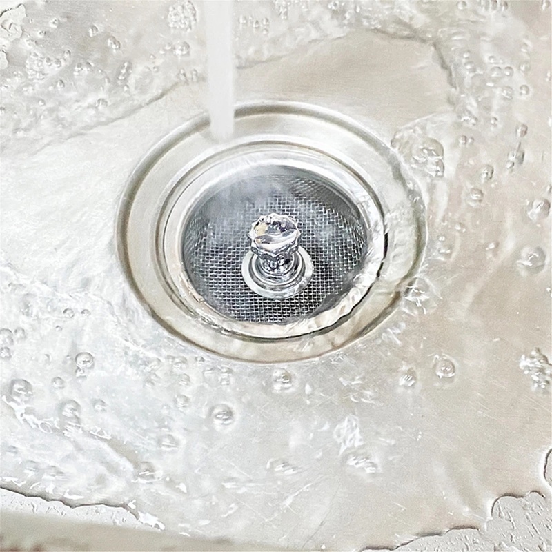 1 Lưới Lọc Rác Bồn Rửa Chén Bằng Thép Không Gỉ