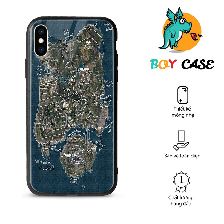 Ốp Rẻ Iphone Hình PUBG BOYCASE Cho Iphone 12/11/ProMax/Mini