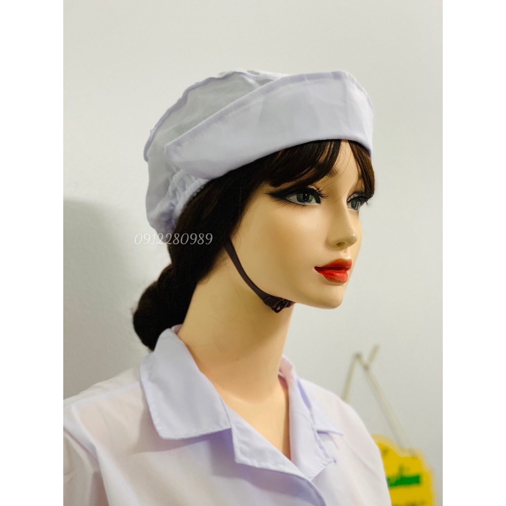 Áo blouse y tế nữ form đẹp tôn dáng 2 túi xéo _ Hình chụp thật