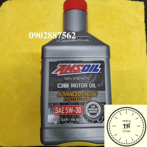nhớt xe máy Amsoil OE 5w30 Synthetic Motor Oil (OEF) 1 lít