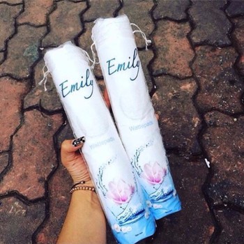 Bông tẩy trang Emily Wattepads Đức (120 miếng)