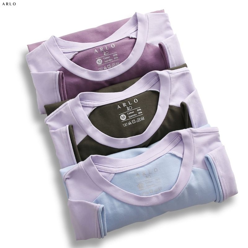 Áo Thun Unisex Raglan Tee EDNA Chất Liệu 100% Cotton Màu Rêu - ARLO