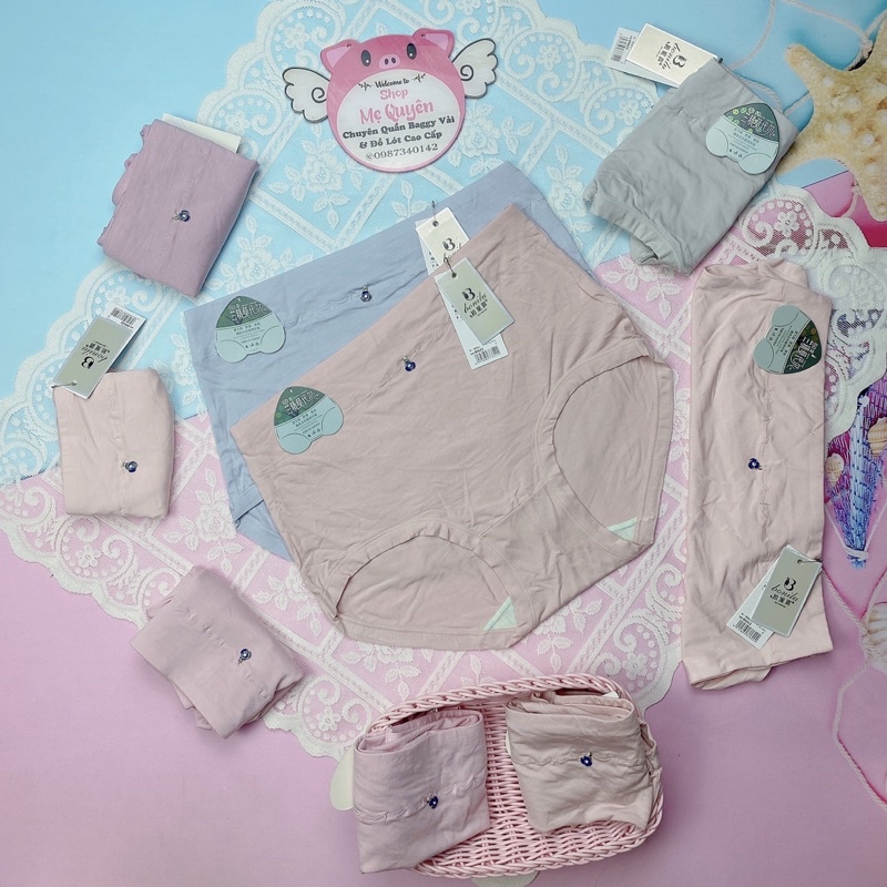 Quần lót nữ cotton , cạp cao gen bụng ôm mông thoáng khí hàng cao cấp