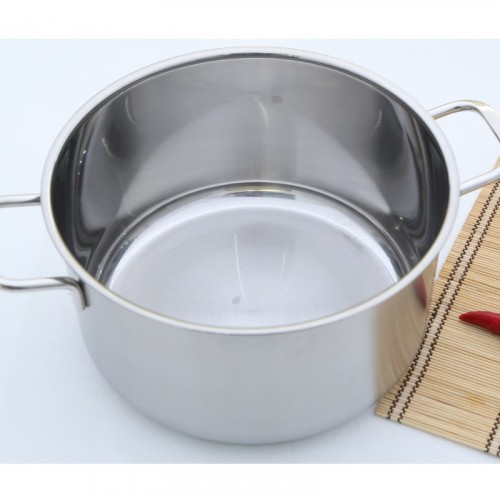 Nồi Quánh Inox 3 đáy Fivestar 18cm/ 20cm/ 24cm nắp inox dùng cho bếp từ