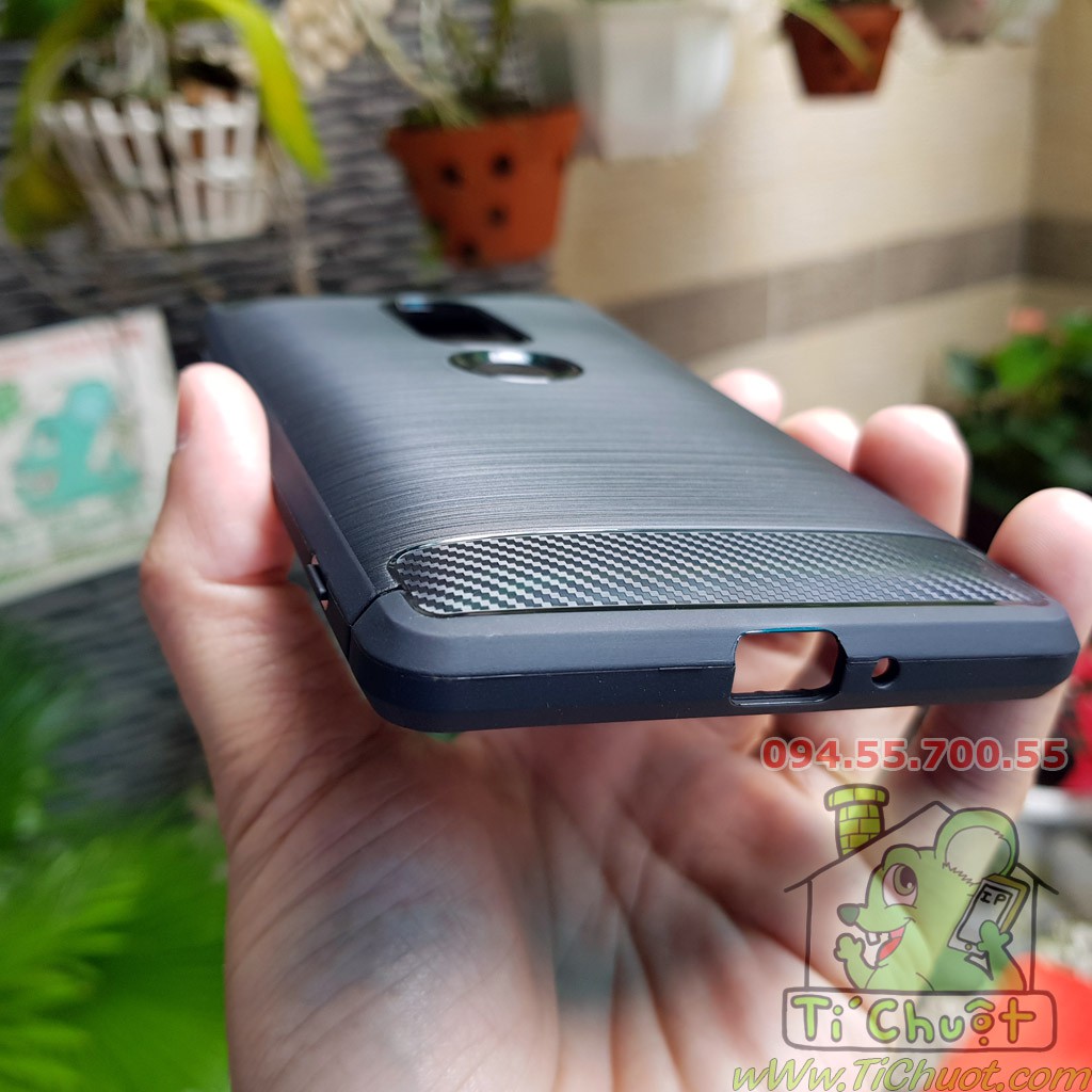 [Ảnh Thật] Ốp Lưng Sony XZ2 Premium Dẻo Vân Carbon Phay Xước Chống Sốc