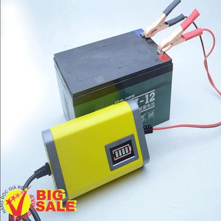 Bộ sạc ắc quy 12V tới 80AH tự động cho ôtô xe máy