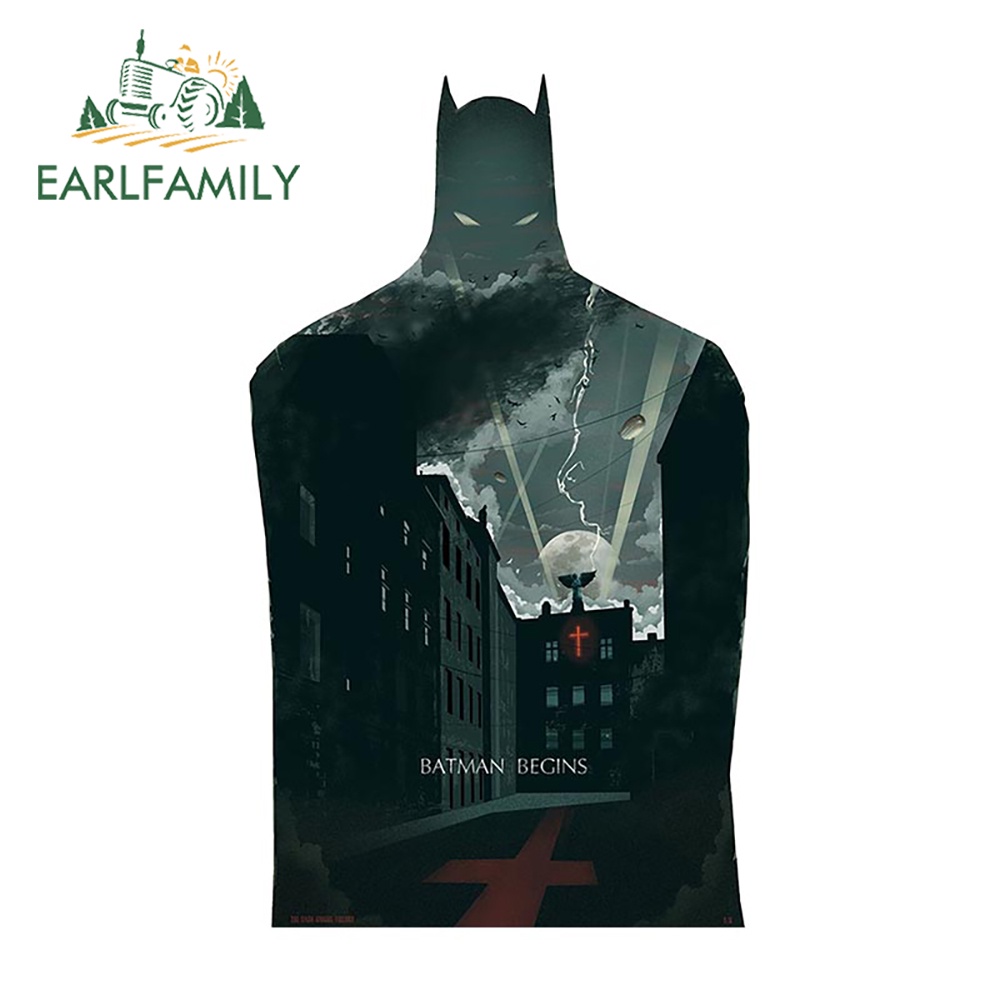 Đề Can Dán Trang Trí Xe Hơi / Xe Máy / laptop Họa Tiết batman 13cm