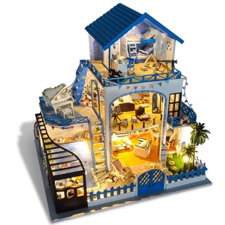 Nhà gỗ diy biệt thự ngoài biển