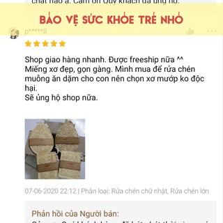 Xơ mướp rửa chén Quê Một Cục