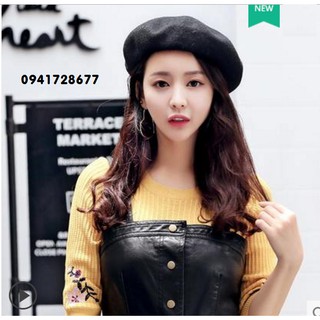 Mũ nón bere bánh bao thiết kế thu đông-MSC00015