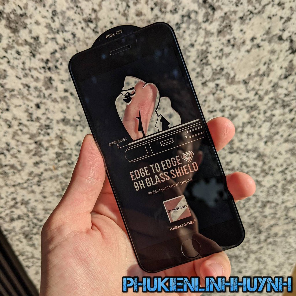 IPhone 7 plus/7/ 8/ SE 2020_Cường lực Full màn chính hãng King Kong