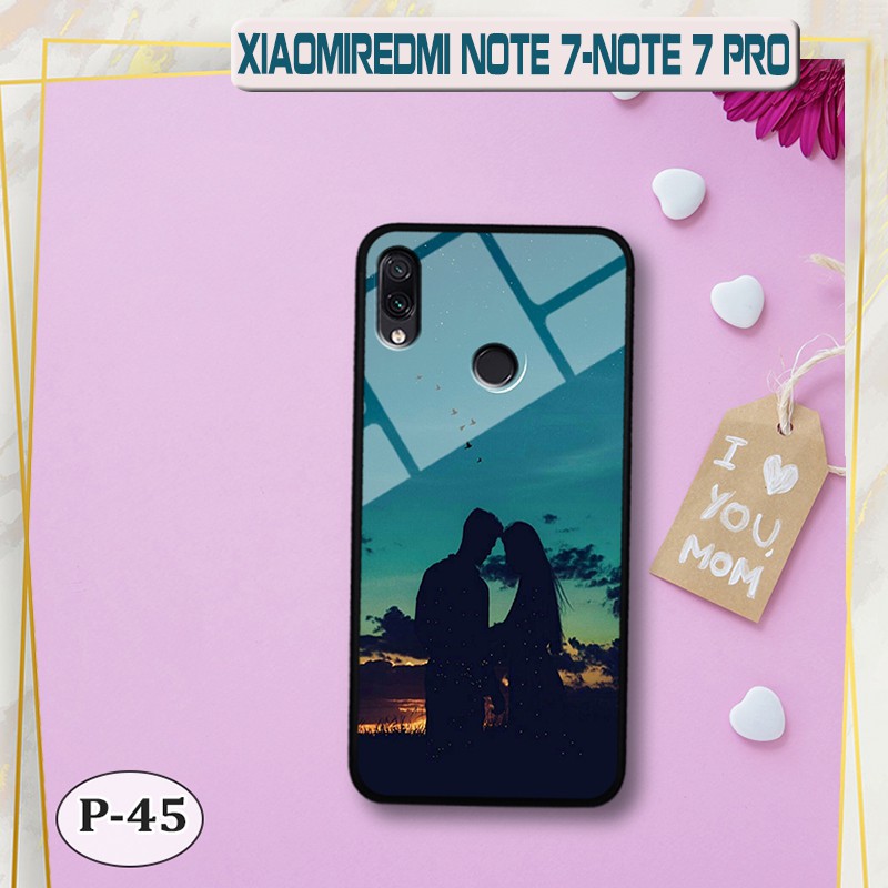 Ốp lưng kính Xiaomi Redmi Note 7/ Note 7 Pro- hình 3D