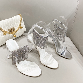 Giày cao gót sandal mũi vuông size 33-41) 2021