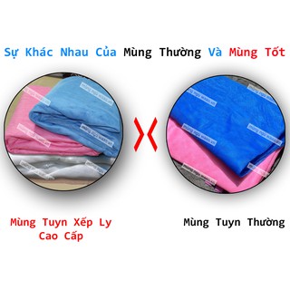 Mùng Vải Tuyn Cao Cấp Xếp Ly