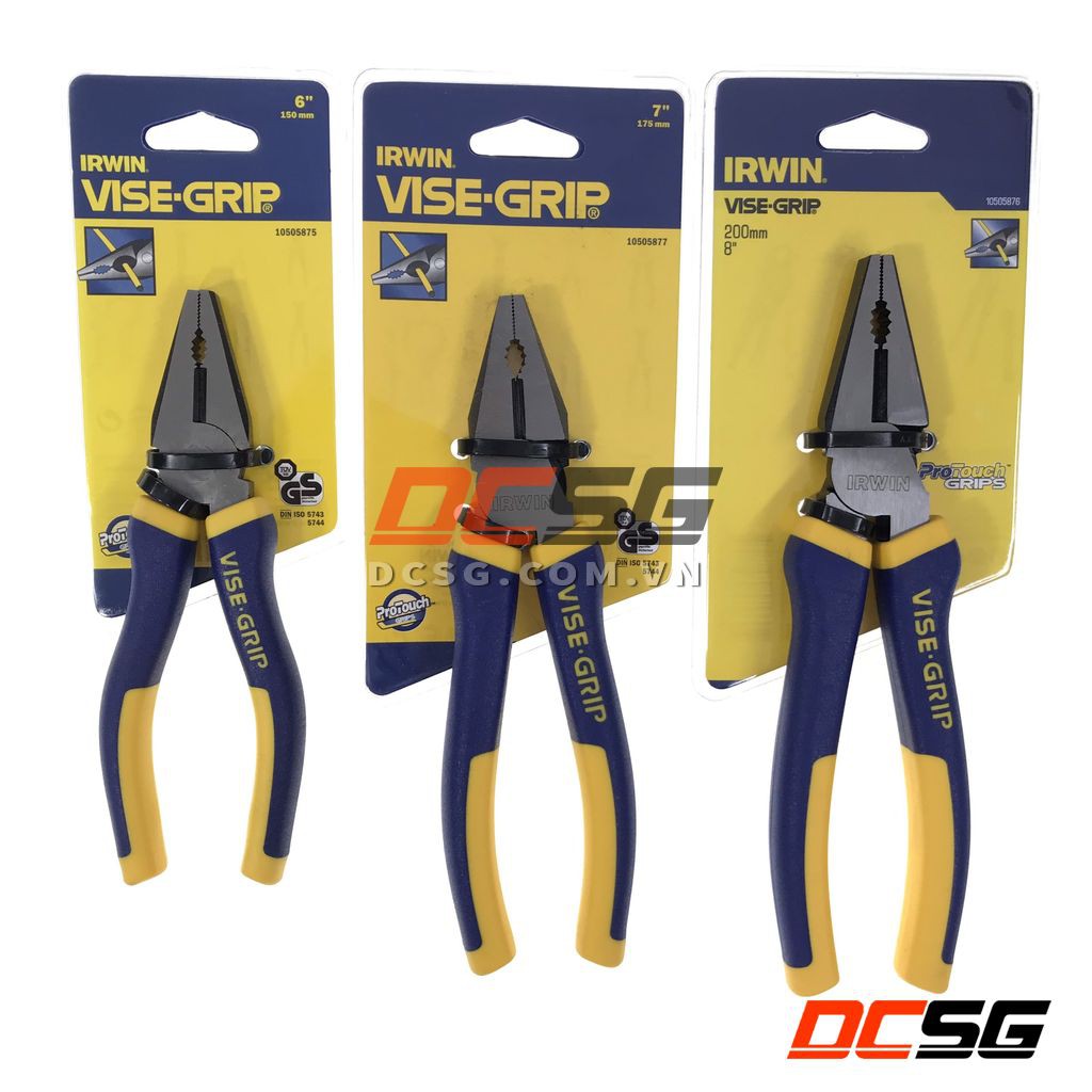 Kìm điện cao cấp 6&quot;-7&quot;-8&quot; IRWIN VISE-GRIP | DCSG