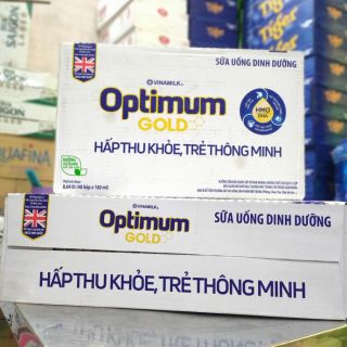 Thùng sữa Optimum Gold 180ml HMO