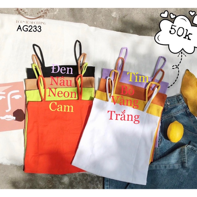 Áo Hai Dây Trẻ Trung