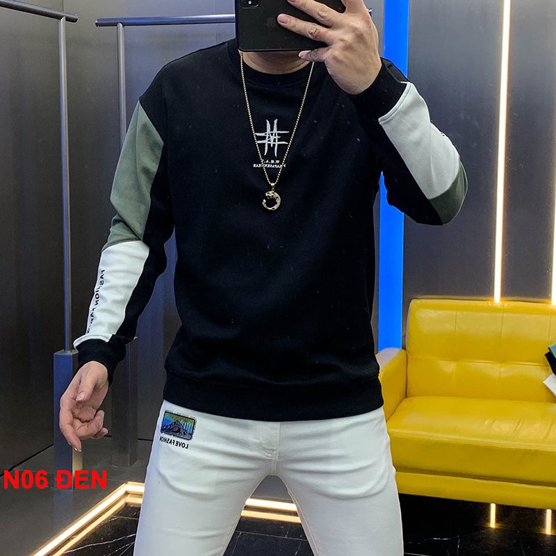 [Mã N06 giảm 10% đơn 250K] Áo SWEATER Nỉ Thu Đông dài tay N06