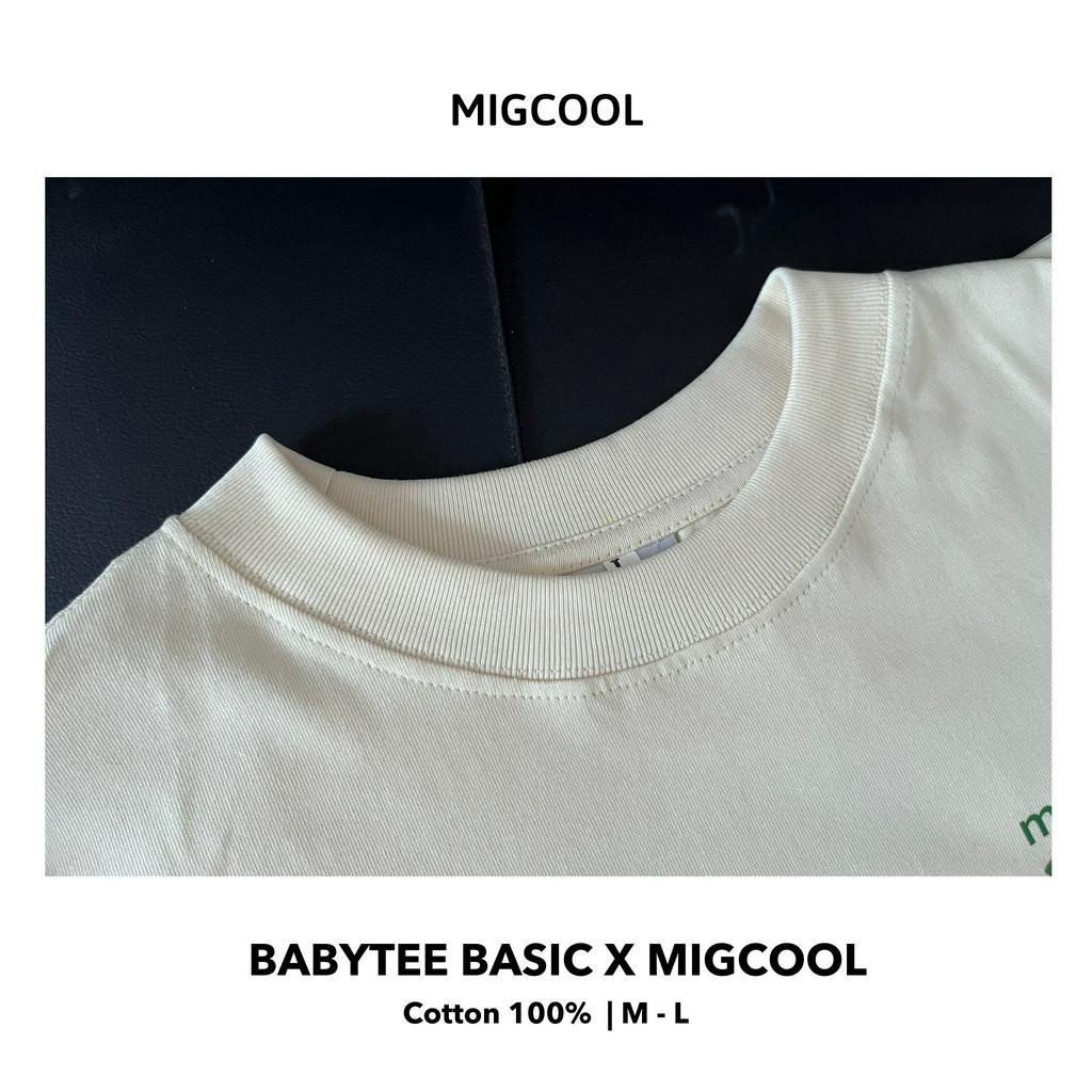 Áo Baby Tee SUMMER X MIGCOOL, áo thun nữ 100% cotton co dãn 2 chiều NEW 2023 By Migcool SM01