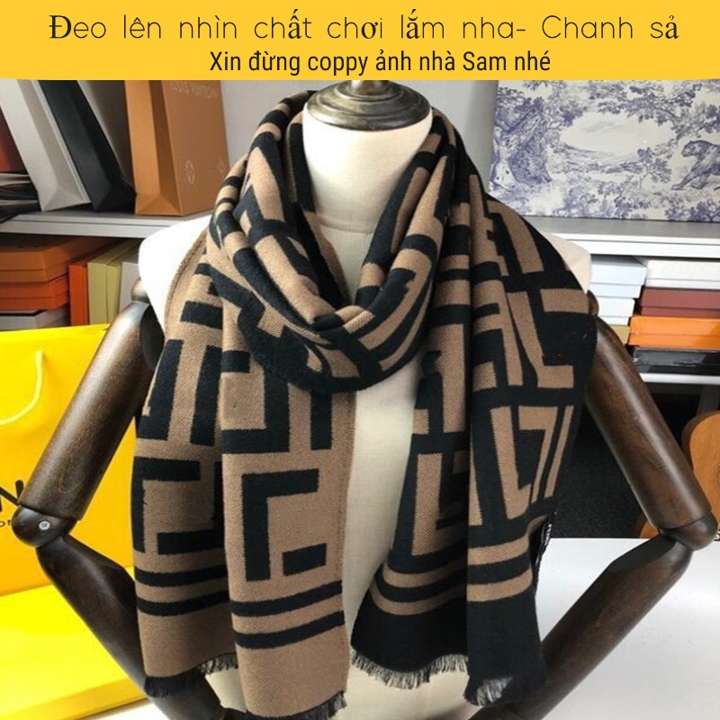 Khăn quàng cổ, Khăn dạ phong cách vintage sang chảnh