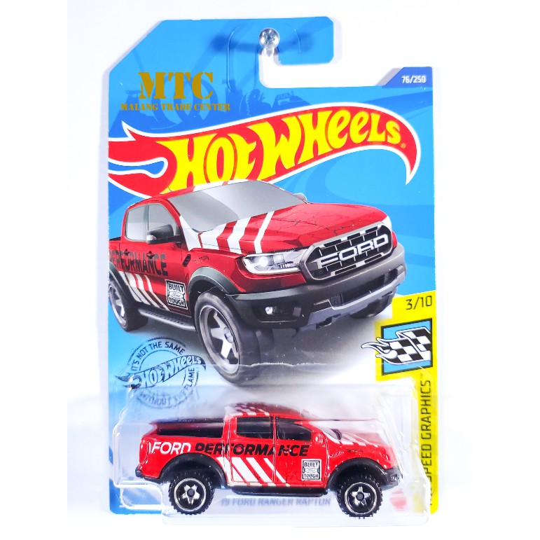 HOT WHEELS Áo thun nam in chữ FORD RANGER RAPTOR 19