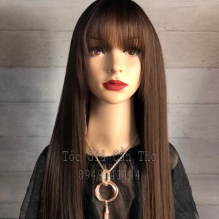TÓC BỘ THẲNG 50cm NÂU SOCOLA