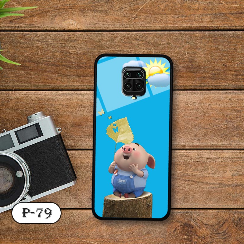 Ốp lưng kính 3D Xiaomi Redmi Note 9S/ Note 9 Pro- hình cute