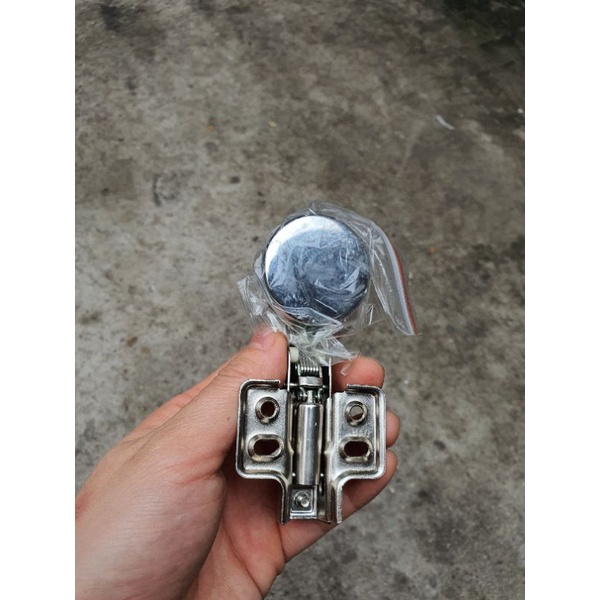 BẢN LỀ GIẢM CHẤN CHO CÁNH TỦ KÍNH- BẢN LỀ TỦ KÍNH- CỐC ĐỆM D35- Có ảnh thật
