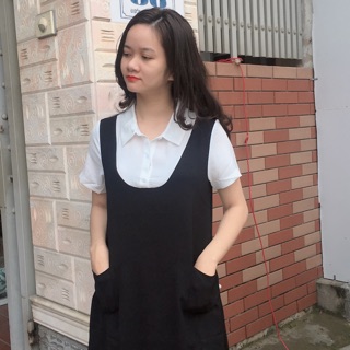 Váy bầu công sở may liền