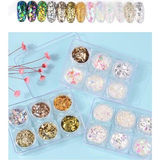 Xà cừ giấy trang trí nail