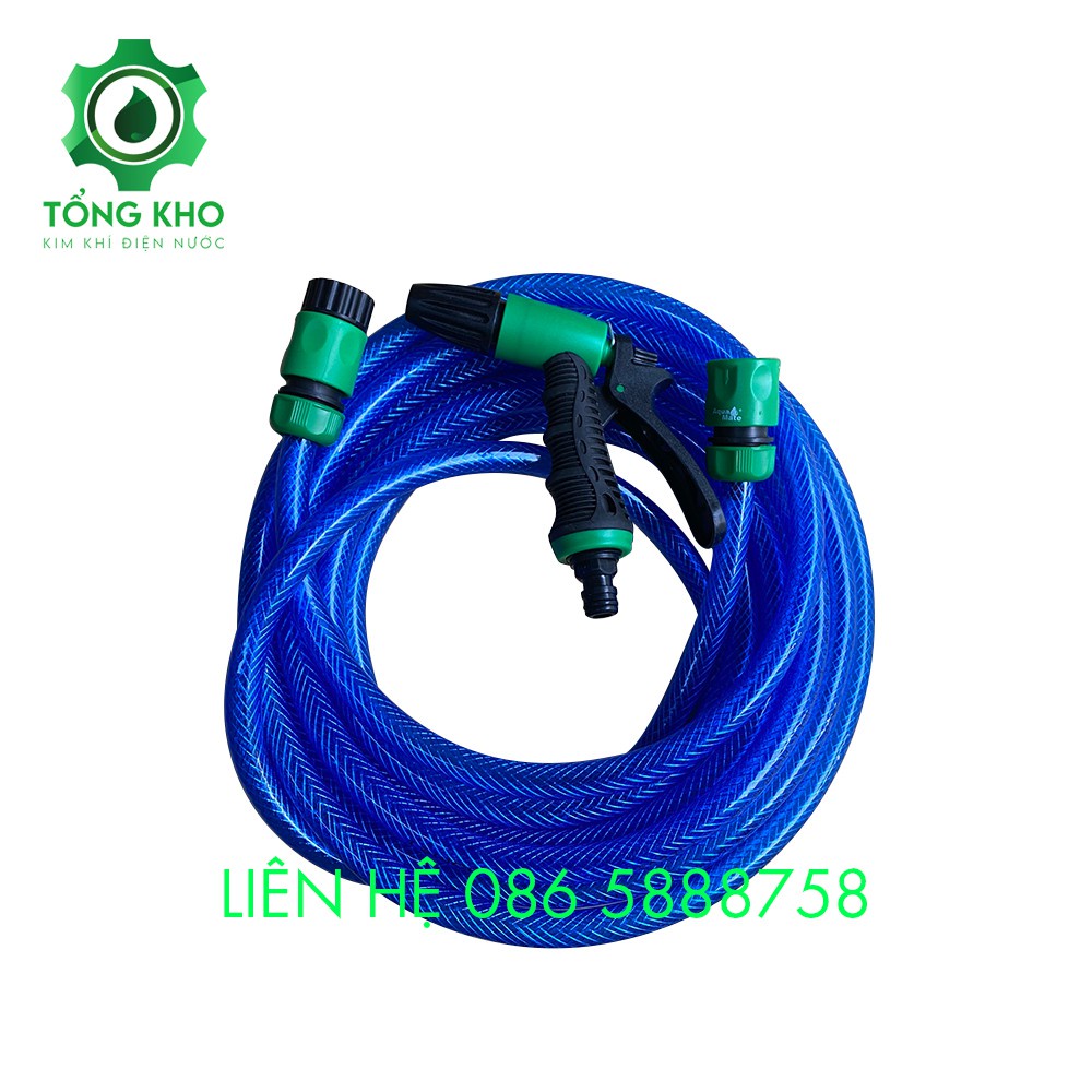 Vòi tưới cây, rửa xe tùy chỉnh nhiều chế độ, độ dài 20 25 30m- vòi tưới nước đài loan CB9201