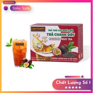 Trà Chanh Dây hạt Chia hòa tan Dakmark 200g