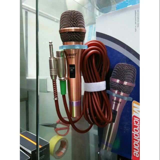 Micro karaoke có dây cao cấp hát hay Kovit KS-83