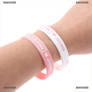 Vòng Tay Silicon In Hình Thành Viên Nhóm Nhạc Blackpink Độc Đáo
